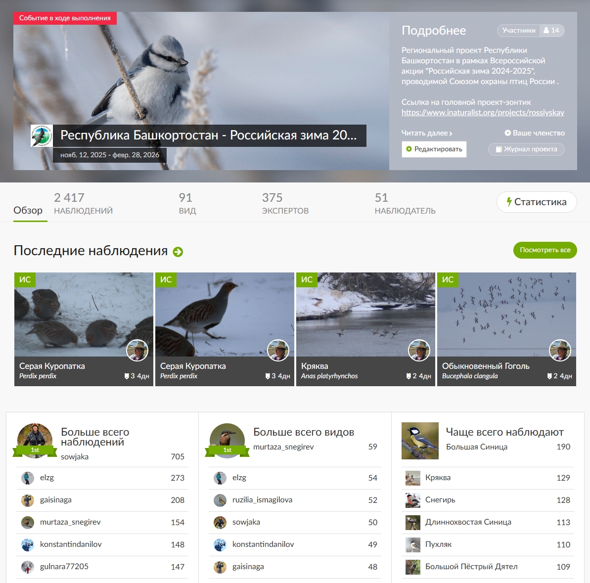 Конкурс «Российская зима 2025-2026» - итоги к февралю 2026